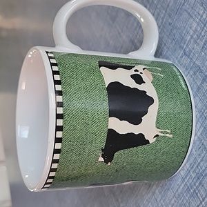 Brandon House Artist Warren Kimble Barnyard Animals Cow Mug.